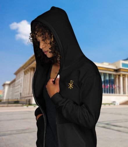 Sweat zippé à capuche - Chrisme