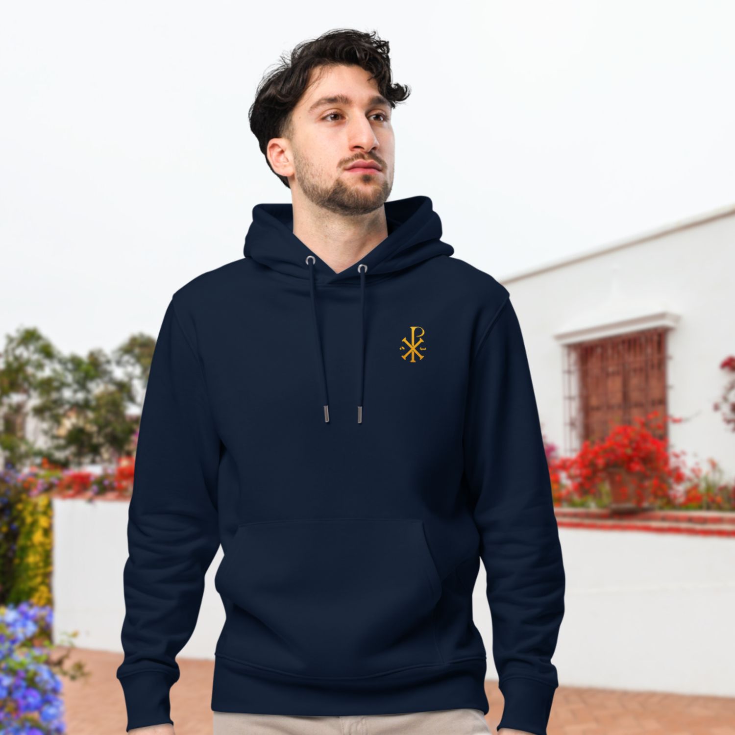 sweat à capuche chrisme