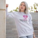 femme portant le sweat blanc chrétien Laisse Jésus rythmer ta vie