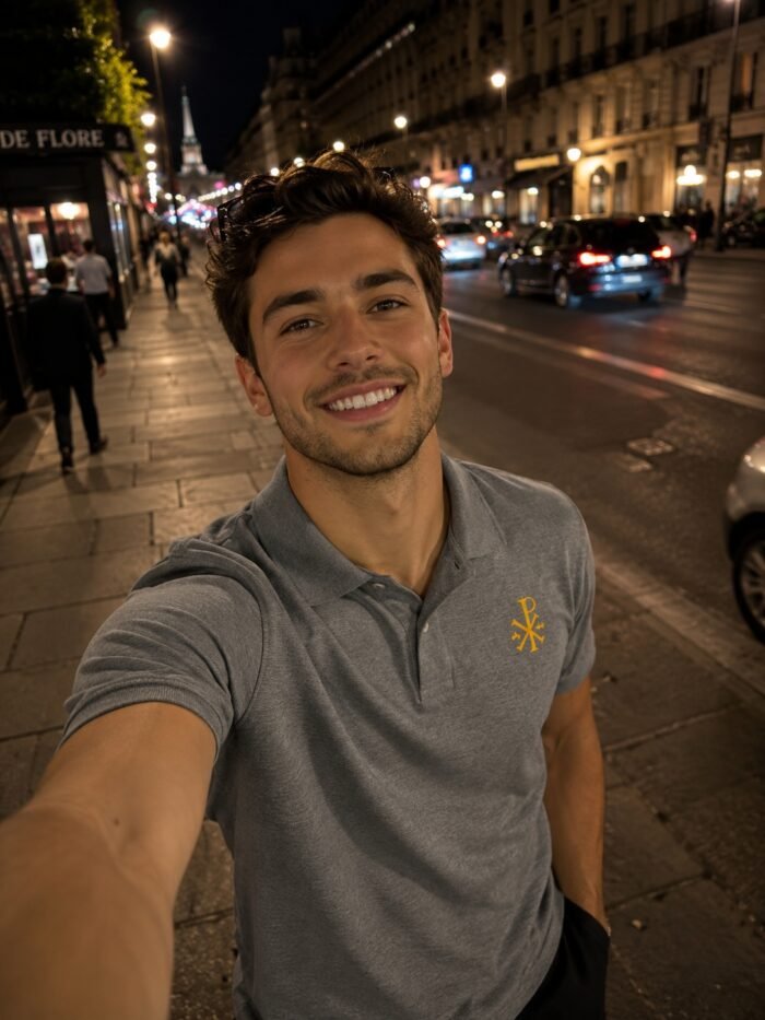 Polo piqué homme - Chrisme | Vêtement chrétien en coton – Image 11