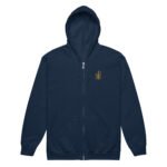 sweat zippé à capuche chrisme