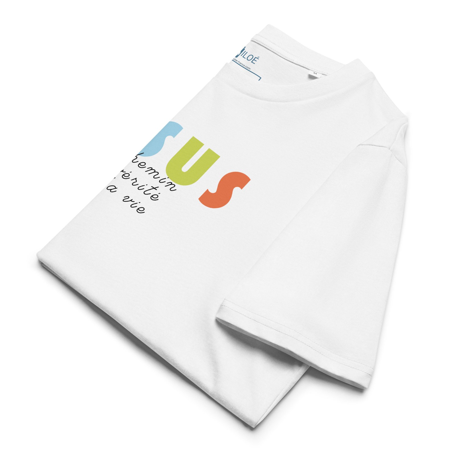 T-shirt chrétien femme « Je suis le Chemin, la vérité...» | Blanc – Image 7