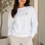 Sweat brodé femme - Le Chrisme | Pull chrétien