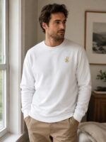 Sweat brodé homme - Le Chrisme | Pull chrétien
