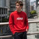 Sweat chrétien homme «Ma vie appartient à Jésus»  | Pull bio