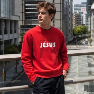 Sweat chrétien homme «Ma vie appartient à Jésus» | Pull bio