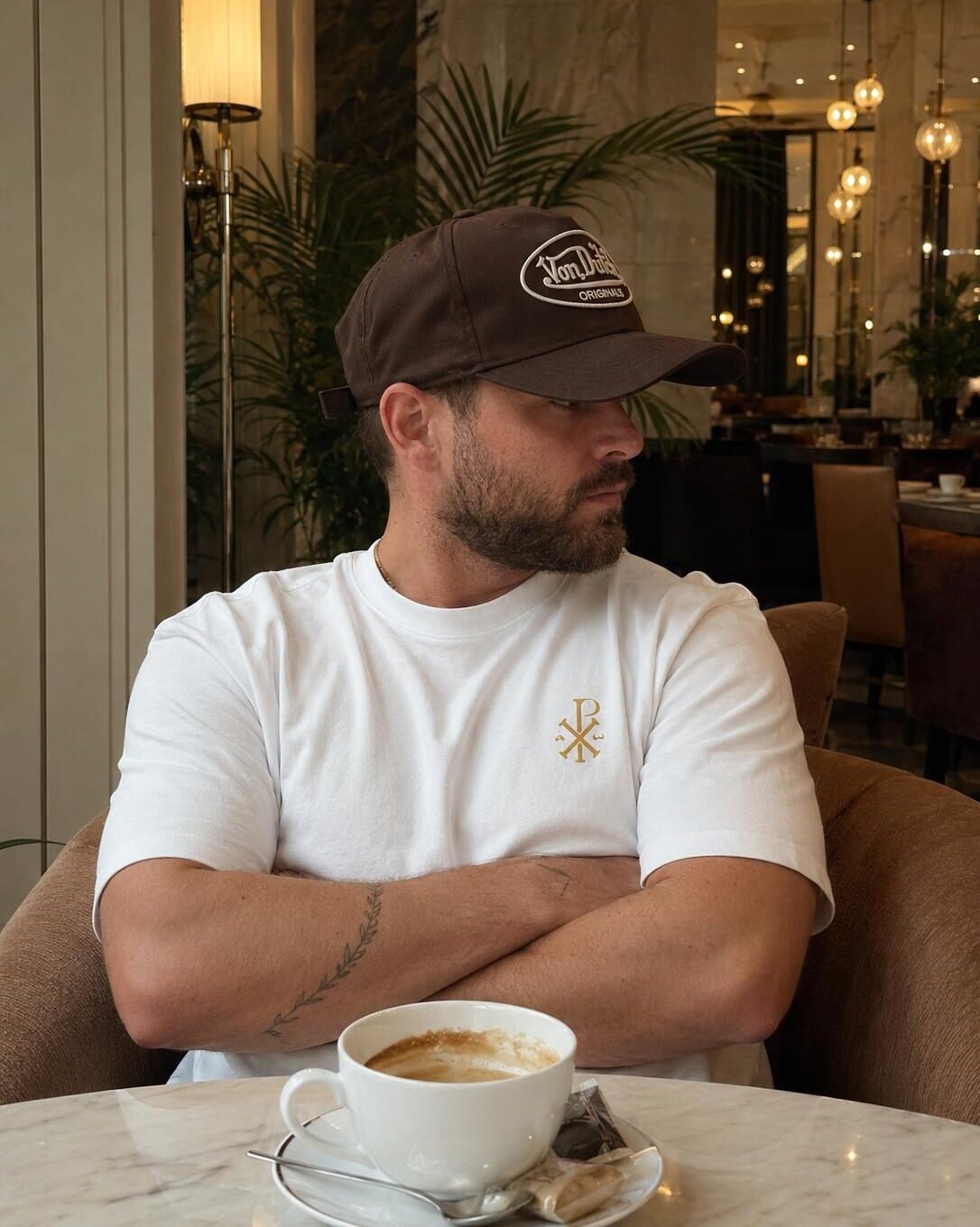 Tshirtbrodele chrismepourhommeblanc1