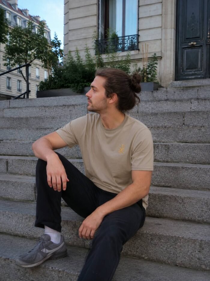 T-shirt chrétien homme brodé “Chrisme” | 100% coton – Image 32