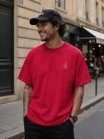 T-shirt chrétien homme brodé “Chrisme” | Diverses couleurs