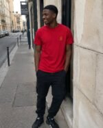 T-shirt chrétien homme brodé “Chrisme” | Diverses couleurs – Image 3