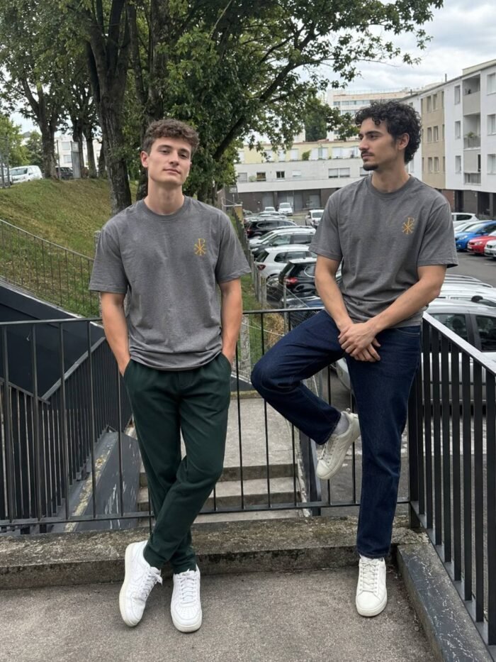 T-shirt chrétien homme brodé “Chrisme” | Diverses couleurs – Image 25