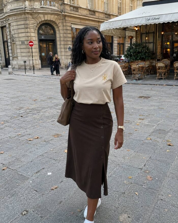 T-shirt chrétien femme brodé “Chrisme” | 100% Coton – Image 37