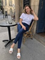 T-shirt chrétien femme brodé “Chrisme” | 100% Coton – Image 18