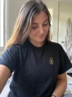 T-shirt chrétien femme brodé “Chrisme” | 100% Coton – Image 30