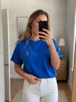 T-shirt chrétien femme brodé “Chrisme” | 100% Coton – Image 28