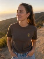 T-shirt chrétien femme brodé “Chrisme” | 100% Coton – Image 25