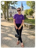 T-shirt chrétien femme brodé “Chrisme” | 100% Coton – Image 15