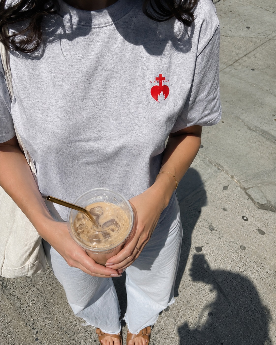 T-shirt brodé femme - Sacré-Cœur | Haut chrétien en coton – Image 33
