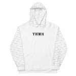 YHWH - Sweat à capuche femme blanc | Pull chrétien premium – Image 2