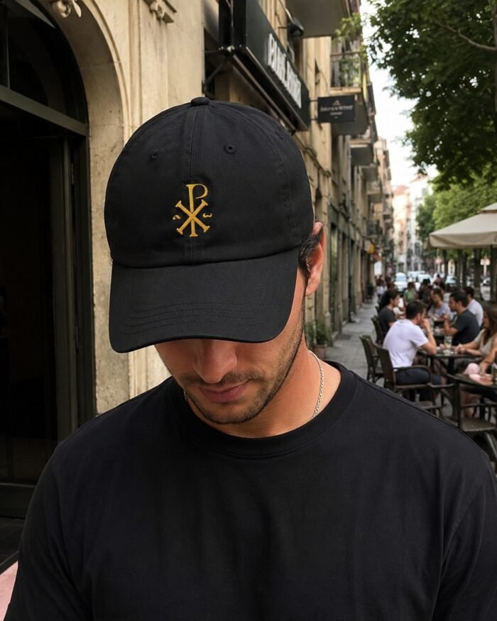 Casquette brodée pour chrétiens - en coton | Le chrisme – Image 3