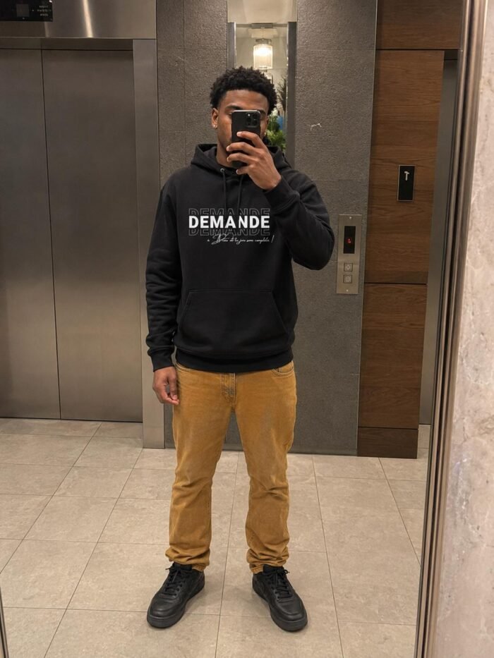 Sweat à capuche chrétien “Demande à Dieu” | Hoodie – Image 6