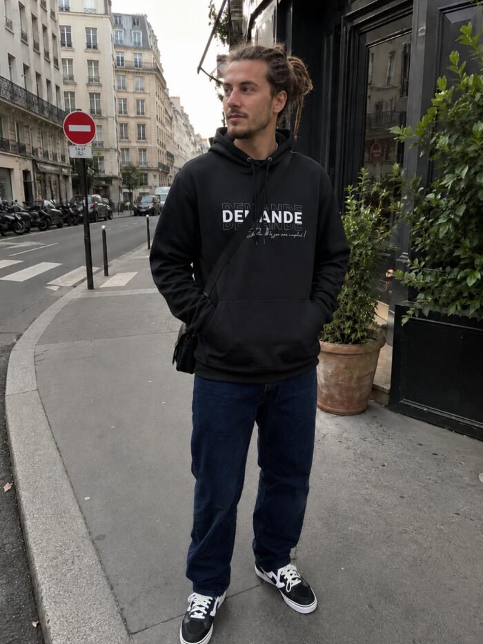 Sweat à capuche chrétien “Demande à Dieu” | Hoodie – Image 7