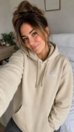 Sweat brodé à capuche chrétien femme “Ma vie appartient...” – Pull Premium – Image 11