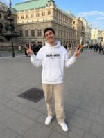 sweat à capuche chrétien "Demande à Dieu" | Hoodie blanc – Image 2