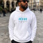 Sweat à capuche chrétien homme "Ma vie appartient à Jésus" | Blanc