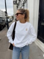 Sweat brodé femme - Le Chrisme | Pull chrétien – Image 4