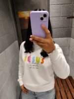 Sweat chrétien femme « Je suis le Chemin, la vérité... »| Pull bio – Image 5