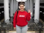 Sweat chrétien femme «Ma vie appartient à Jésus» | Pull – Image 5
