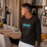 Sweat chrétien homme «Ma vie appartient à Jésus» | Pull Noir