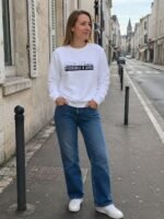 Sweat chrétien femme “Possible à Dieu” | blanc – Image 3