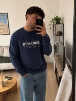 Sweat chrétien homme “Demande à Dieu” | Noir – Image 8
