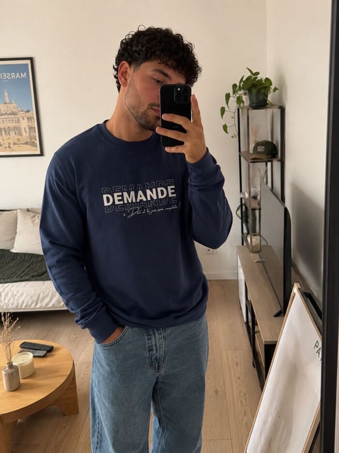 Sweat chrétien homme “Demande à Dieu” | Couleurs – Image 8