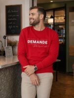 Sweat chrétien homme “Demande à Dieu” | Noir – Image 5
