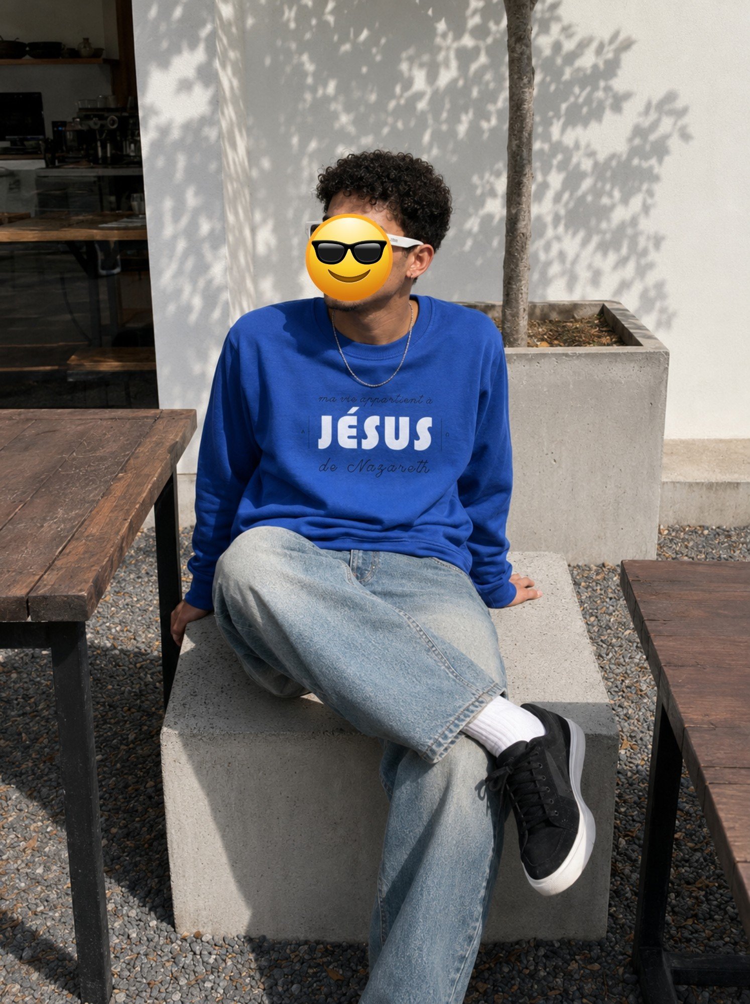 Sweat chrétien homme «Ma vie appartient à Jésus» | Pull bio – Image 11