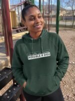 Sweat à capuche chrétien femme “Possible à Dieu” | Pull – Image 17