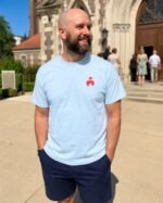 T-shirt brodé homme - Sacré-Cœur | Haut chrétien en coton – Image 26
