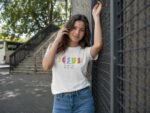 T-shirt chrétien femme « Je suis le Chemin, la vérité...» | Blanc
