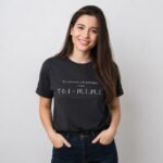 T-shirt chrétien pour femme «Tu aimeras ton prochain comme toi-même»