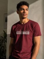 T-shirt chrétien homme “Possible à Dieu” | En couleurs