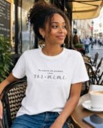Aimer son prochain T-shirt coton femme | Haut chrétien – Image 3