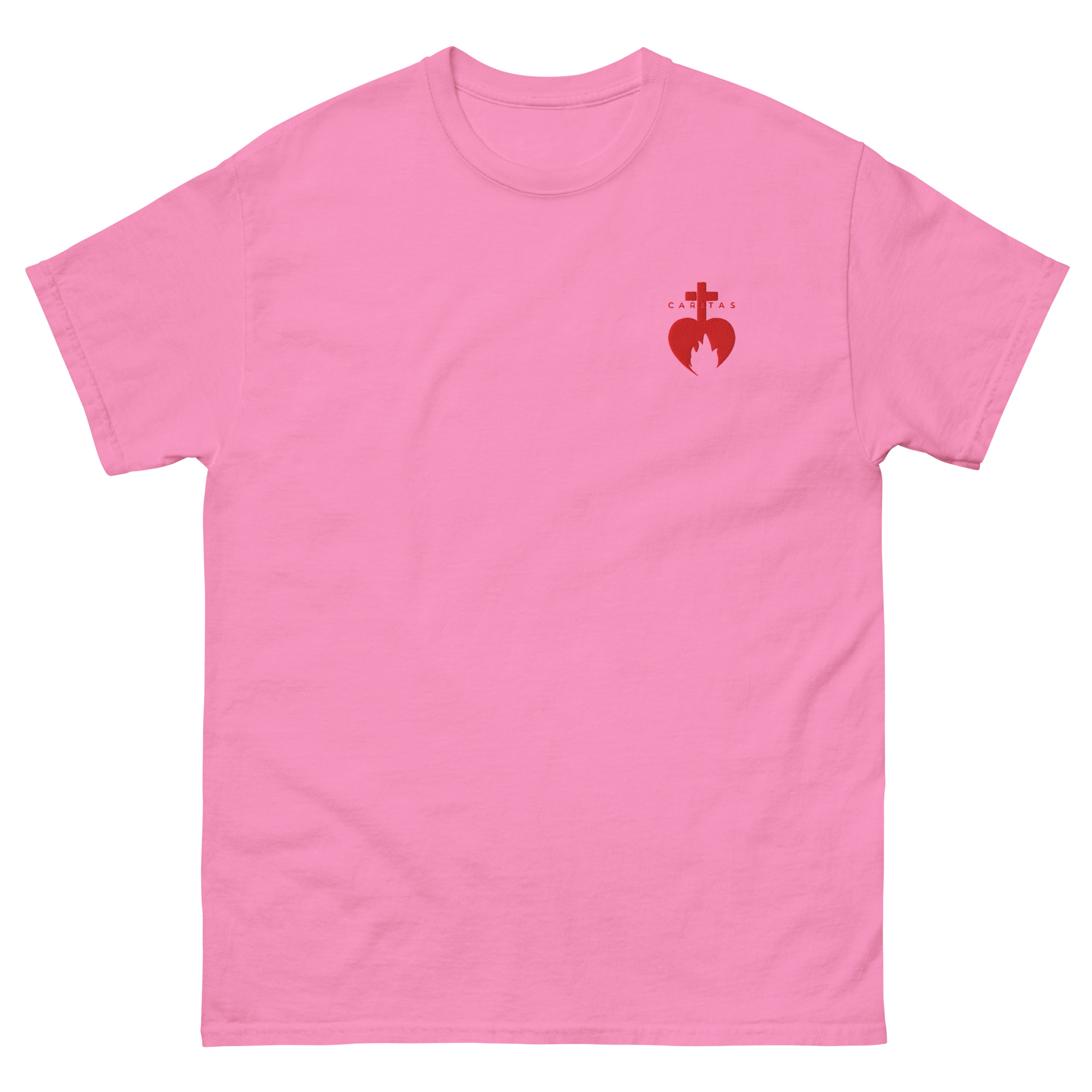 t-shirt-brode-homme-sacre-coeur-rose