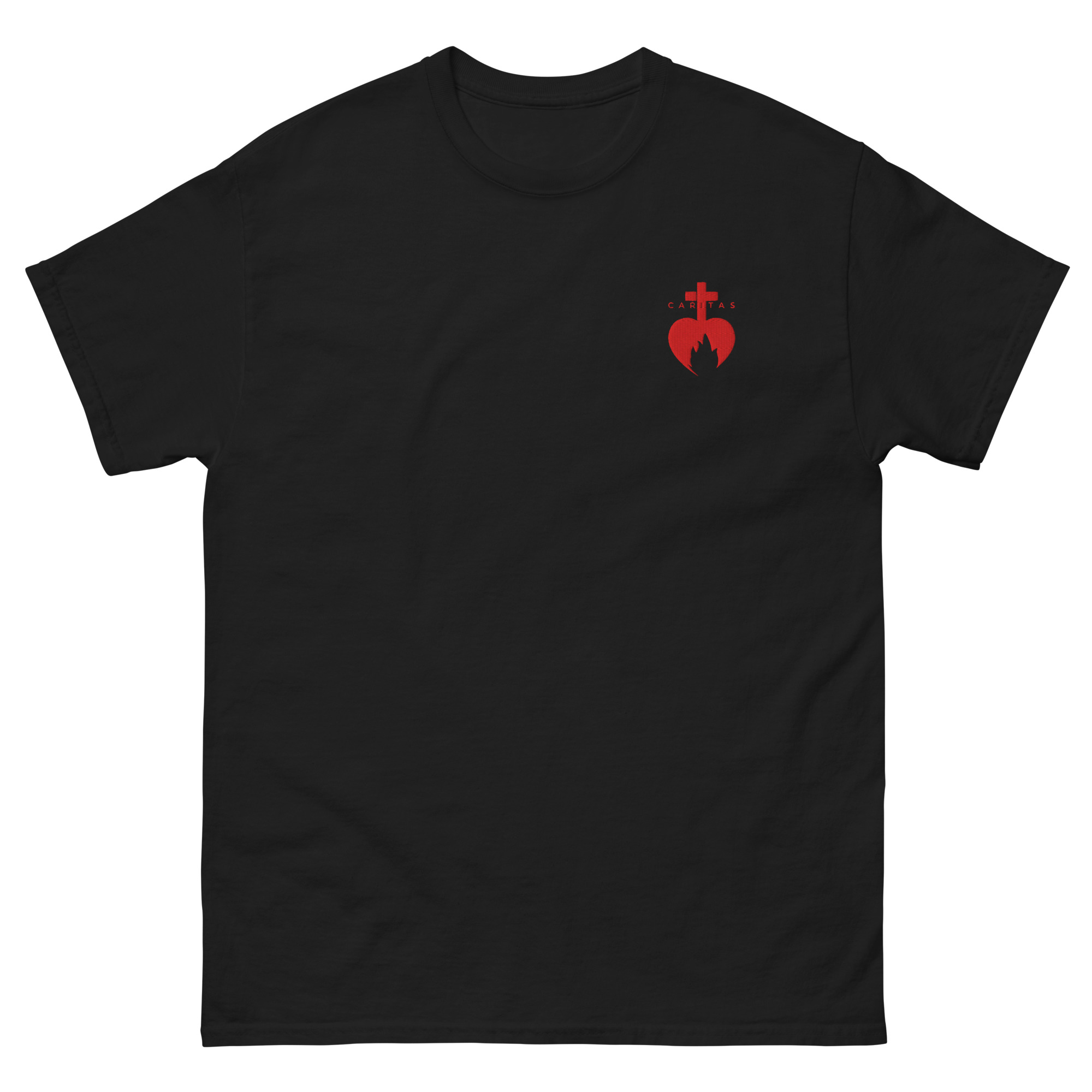 T-shirt brodé homme - Sacré-Cœur | Haut chrétien en coton – Image 6