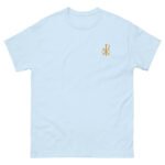T-shirt chrétien femme brodé “Chrisme” | 100% Coton – Image 2