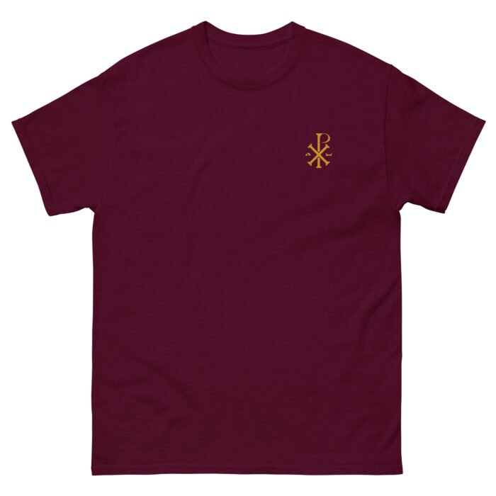 T-shirt chrétien femme brodé “Chrisme” | 100% Coton – Image 8