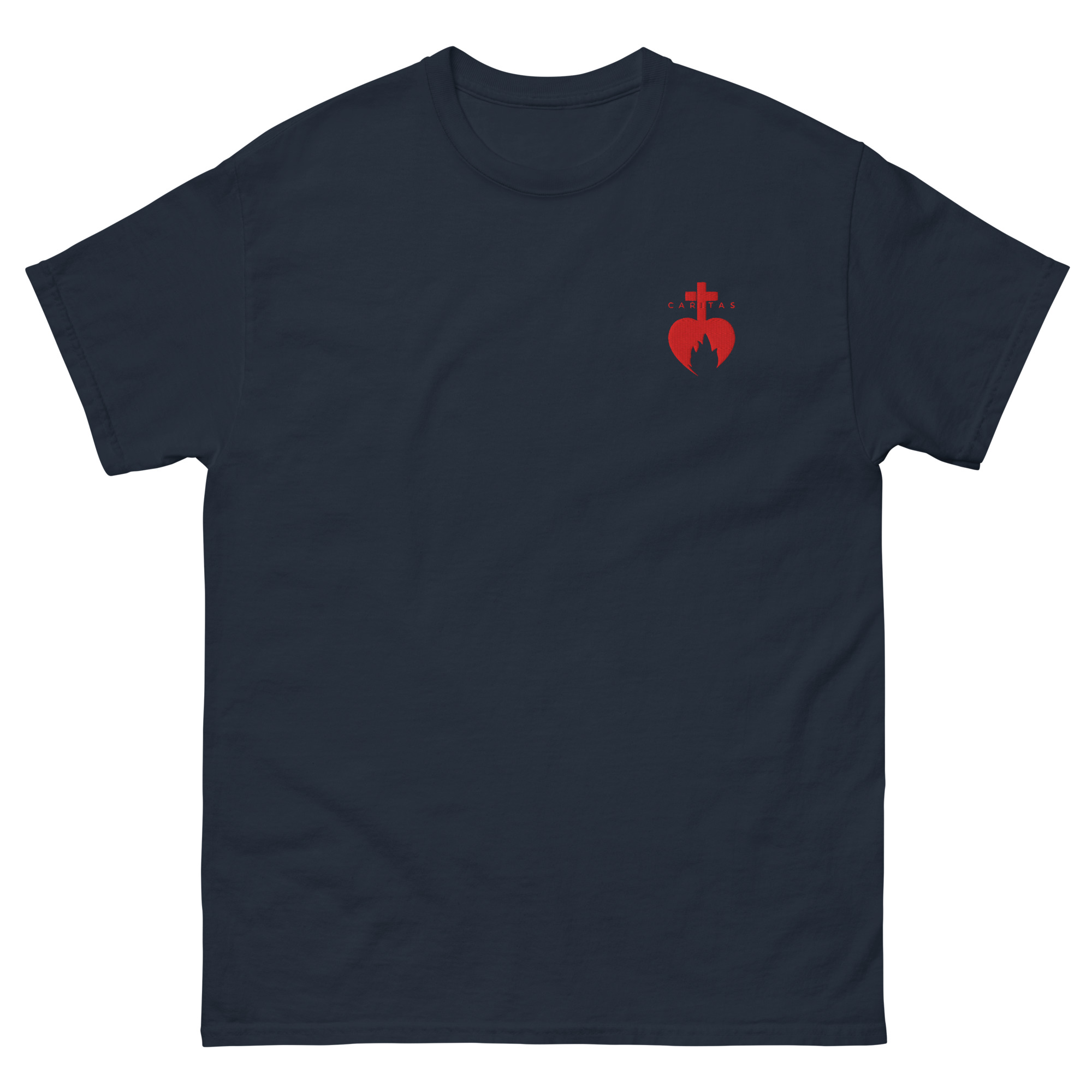 T-shirt brodé homme - Sacré-Cœur | Haut chrétien en coton – Image 8