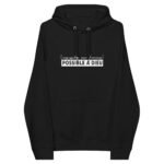 Sweat à capuche chrétien femme “Possible à Dieu” | Pull – Image 2
